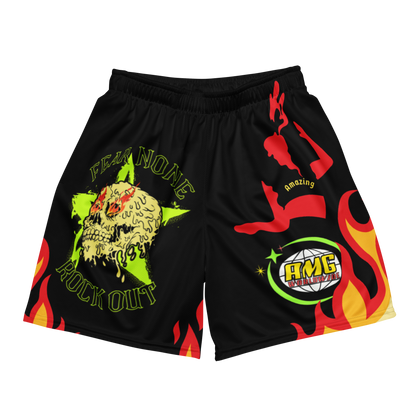 ROCK OUT Unisex mesh shorts