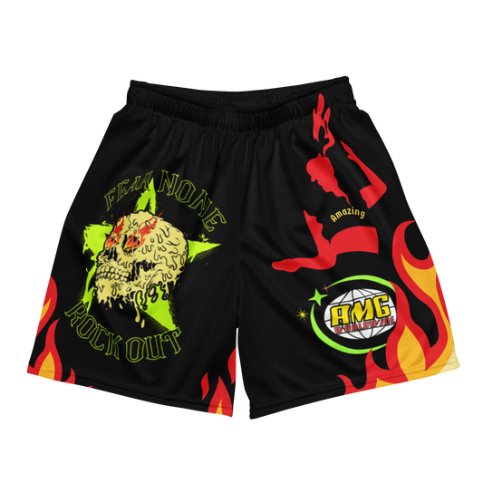 ROCK OUT Unisex mesh shorts